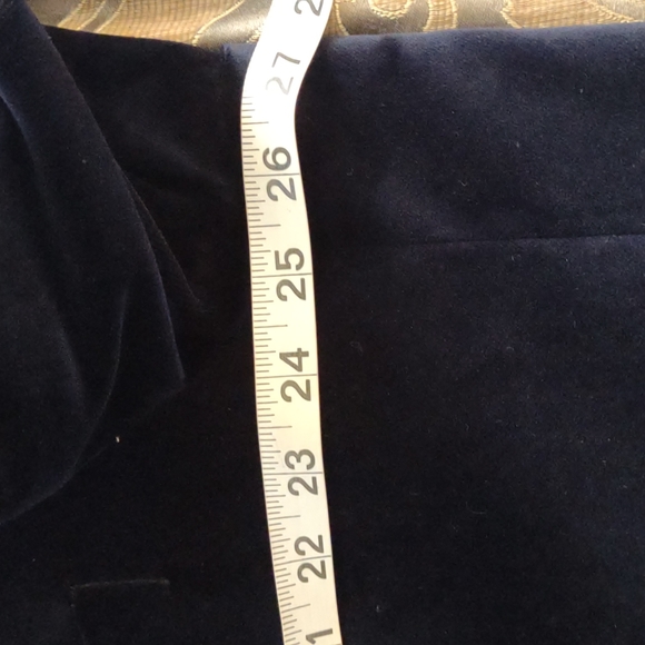 BNWOT Linea Uomo blue velvet jacket size 56 Regular - Picture 5 of 10